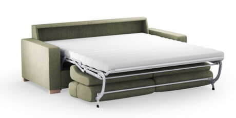 Sofabed Klasik DOUBLE/TRIPLE jako rozkładana sofa do spania z materacem, praktyczna dostawka hotelowa do pokoi hotelowych i apartamentów.