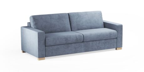 Sofabed Modern DOUBLE/TRIPLE jako rozkładana dostawka hotelowa z materacem, zaprojektowana do pokoi hotelowych, apartamentów i pensjonatów.