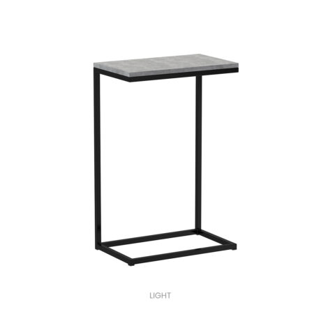 Stolik pomocniczy PIETRO Light z blatem w dekorze betonu
