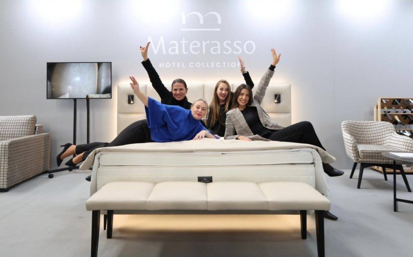 Tím Materasso Hotels prezentuje hotelovú posteľ na veľtrhu HORECA Kraków 2025