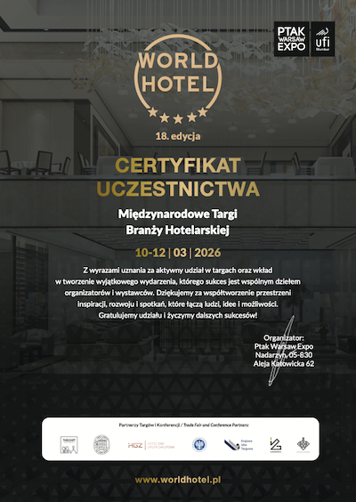 Certifikat World Hotel